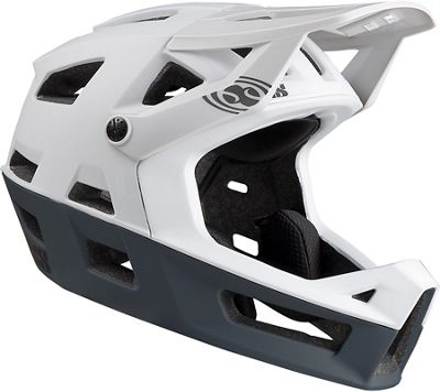 IXS Trigger Full Face MTB Helmet - Off White-Grey - M/L}, Off White-Grey