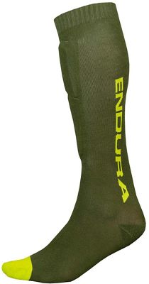 Endura Singletrack Shin Guard Sock - Forest Green - S/M}, Forest Green