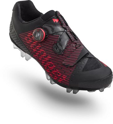 Chaussures de route Suplest Edge3 BOA IP1 Comp (carbone) - Noir/neon red - EU 46