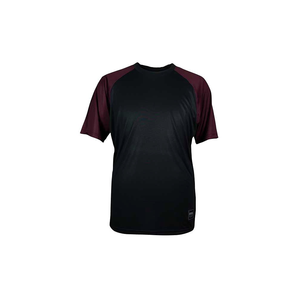 Maillot Royal Heritage (manches courtes) - Noir/Plum Red Heather, Noir/Plum Red Heather