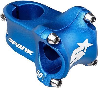 Spank Spike Race 2 Mountain Bike Stem - Blue - 1.1/8", Blue