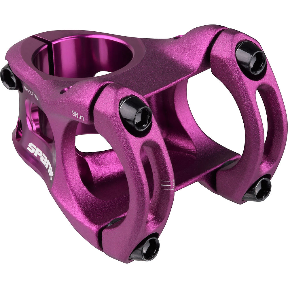 Potence Spank Split - Violet - Length: 43mm, Violet