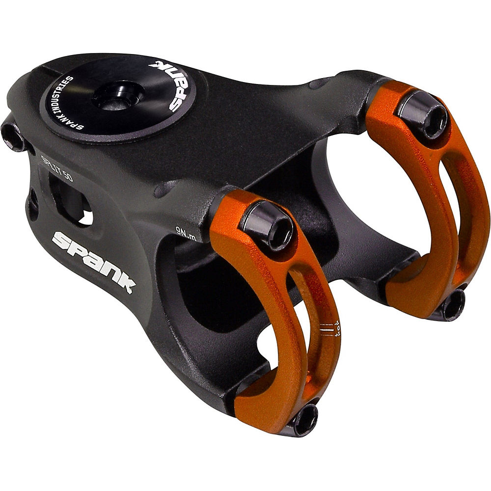 Potence Spank Split 35 - Noir-Orange - 1.1/8, Noir-Orange