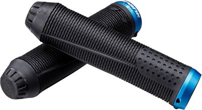 Spank Spike 33 Grip - Black - Blue - 145mm}, Black - Blue