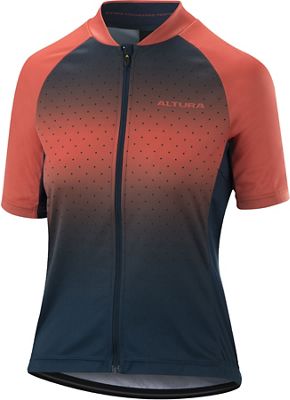 Altura Women's Airstream Short Sleeve Jersey - Blue-Coral - UK 8, Blue-Coral