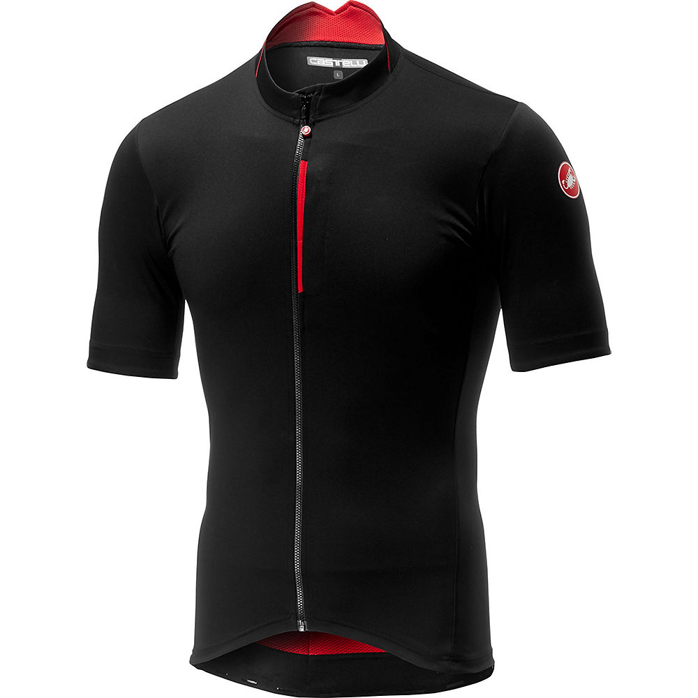 Maillot Castelli Espresso - Noir/Rouge - XS