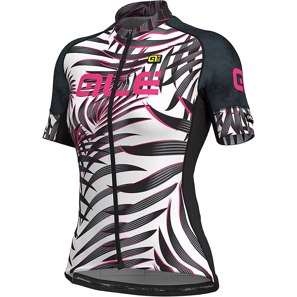 Maillot Femme Alé Graphics PRR MC - Blanc-Noir, Blanc-Noir
