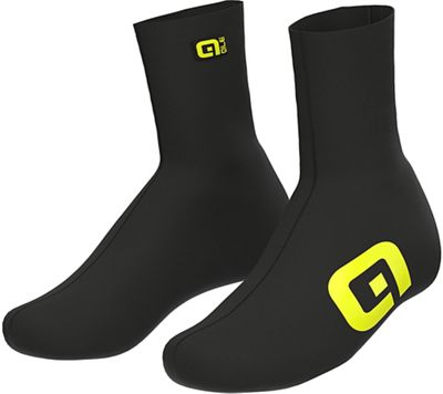 Couvre-chaussures Alé Crono - Noir/Fluro Yellow - M