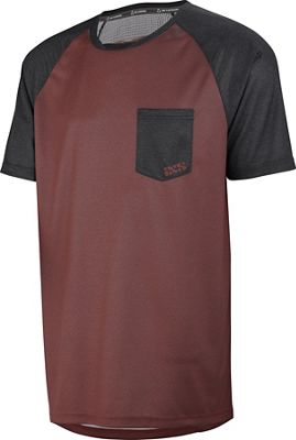 IXS Flow Jersey 2019 - Night Red-Black - XL