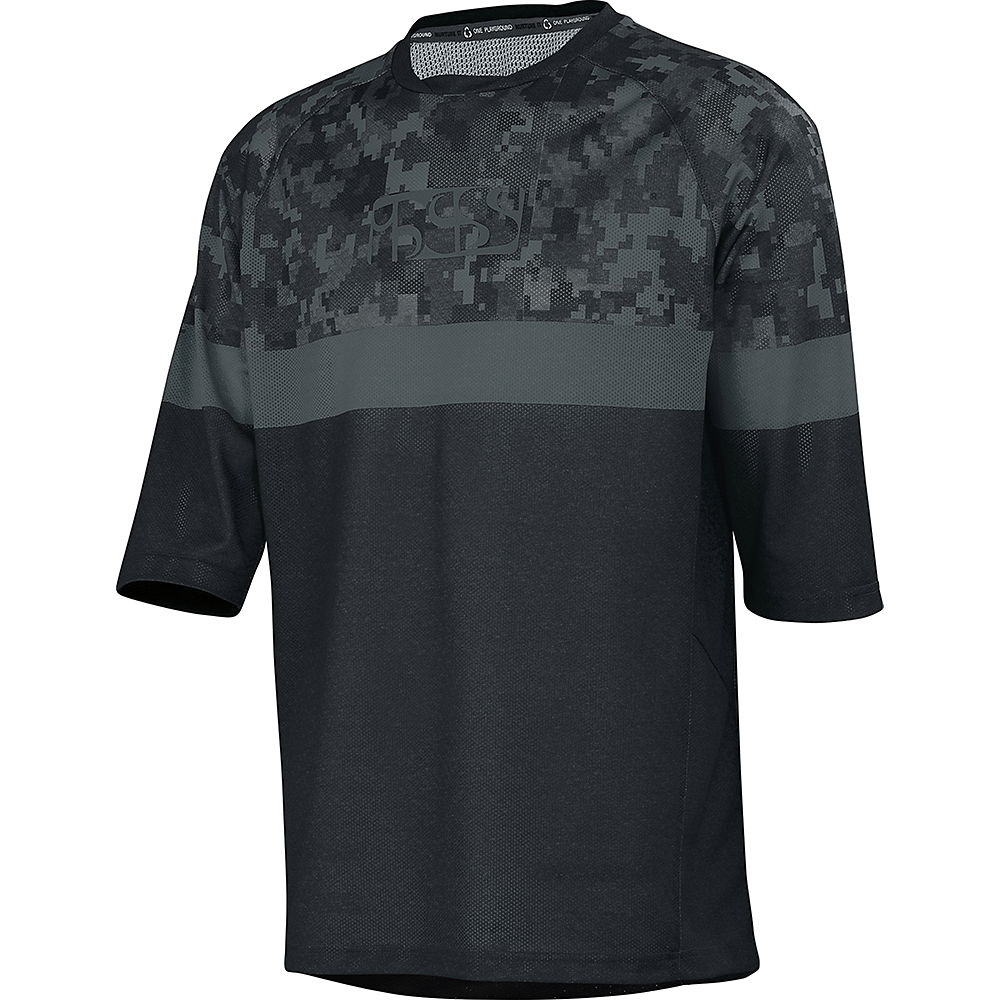 IXS Carve Air Jersey 2019 - Noir/Camo - XL