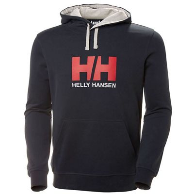 Helly Hansen Logo Hoodie SS19 - Navy - L}, Navy