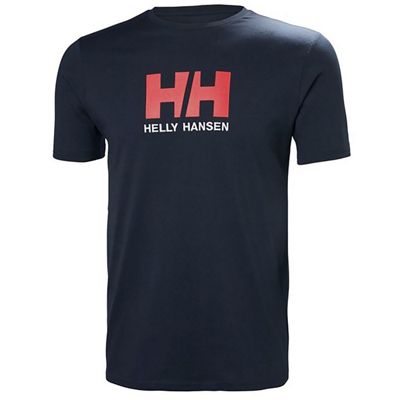 Helly Hansen Logo T-Shirt SS19 - Navy - L}, Navy