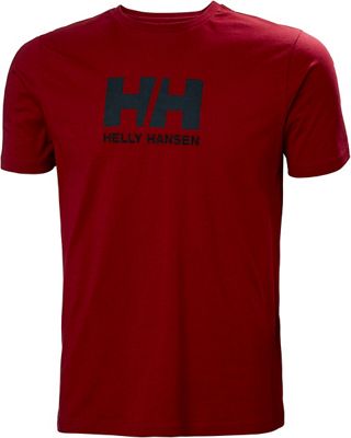 Helly Hansen Logo T-Shirt SS19 - Oxblood - XL}, Oxblood