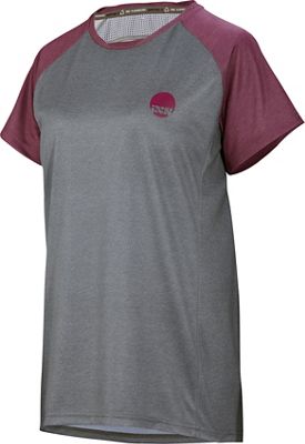 IXS Women's Flow Jersey 2019 - Graphite-Aubergine