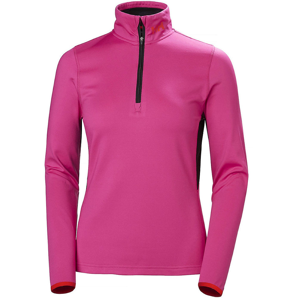 Helly Hansen Womens Phantom Mesh 1-2 Zip Midlayer - Dragon Fruit