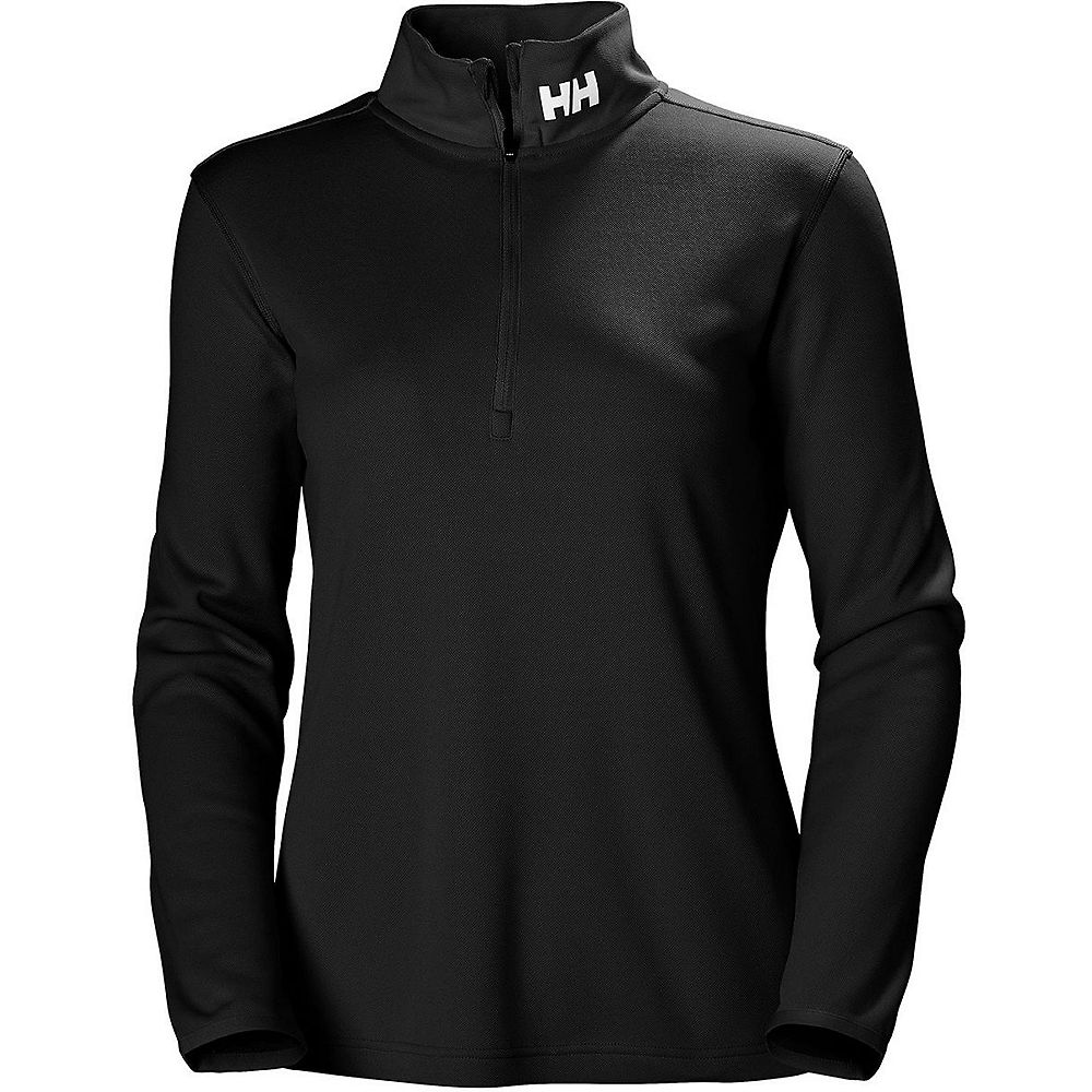 Helly Hansen Womens Rapid 1-2 Zip Top - Black Perennial - XL
