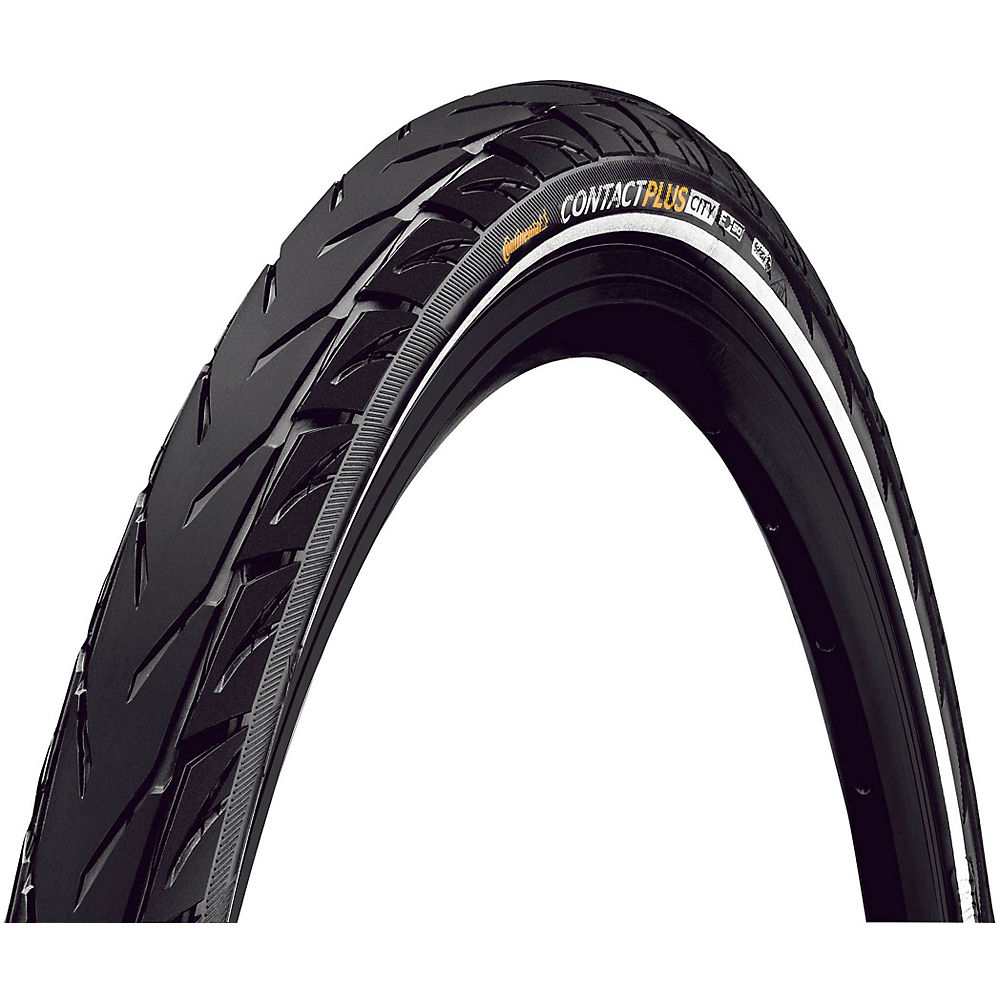 Continental Contact Plus City Touring Tyre - Black - Wire Bead, Black