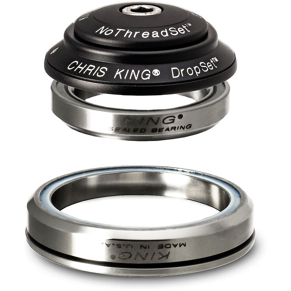 Chris King Dropset 3 Headset IS41-IS52 - Matte Jet - 45/45 - 36/45, Matte Jet