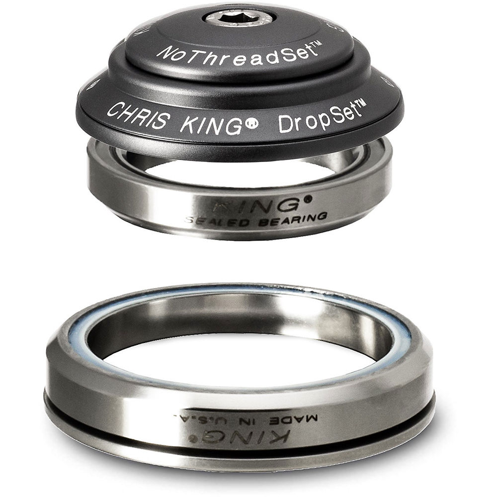 Chris King Dropset 3 Headset IS41-IS52 - Matte Slate - 45/45 - 36/45, Matte Slate