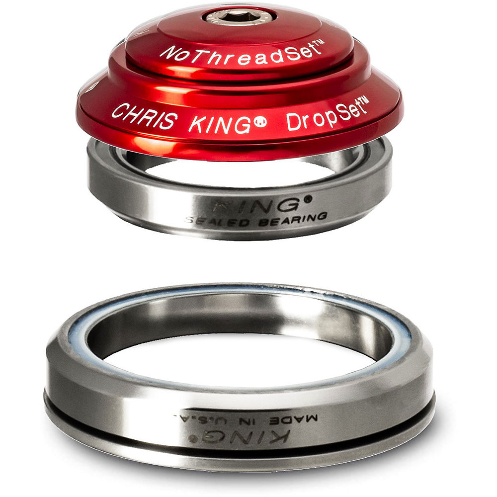 Chris King Dropset 3 Headset IS41-IS52 - Rouge - 45/45 - 36/45, Rouge