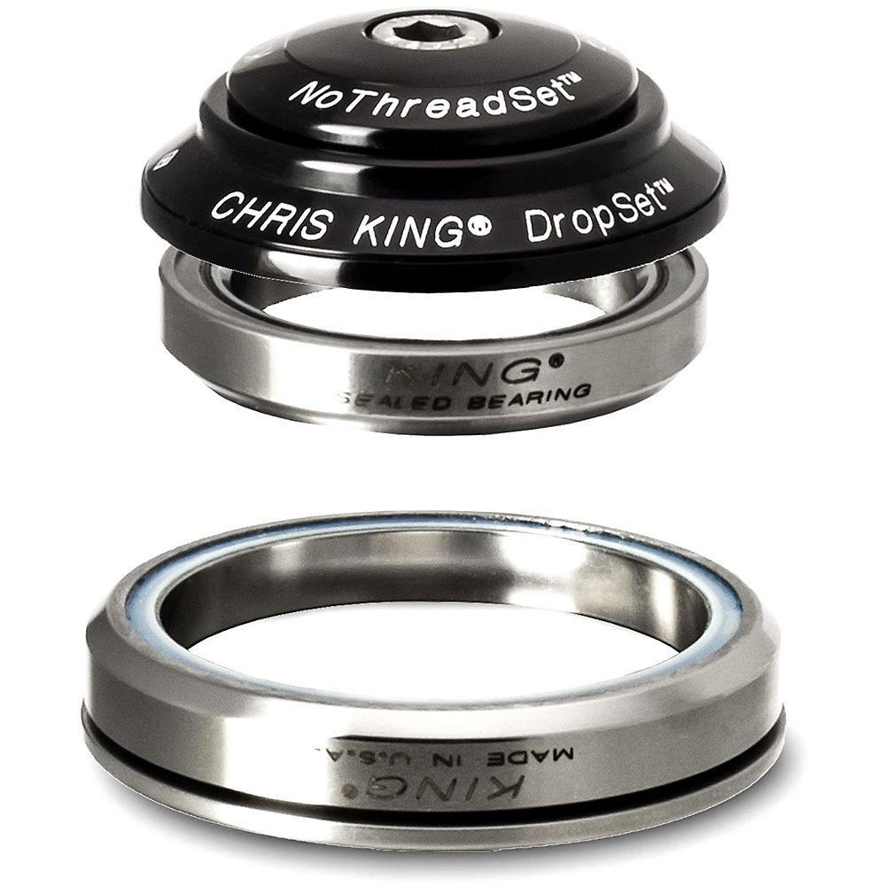 Jeu de direction Chris King Dropset 2 (IS42/IS52) - Noir - 45/45 x 36, Noir
