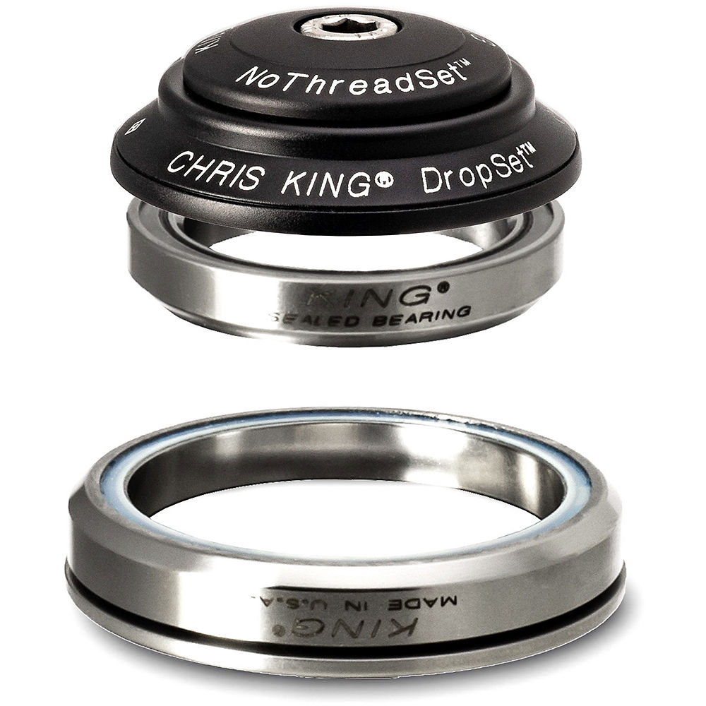 Jeu de direction Chris King Dropset 2 (IS42/IS52) - Matte Jet - 45/45 x 36, Matte Jet
