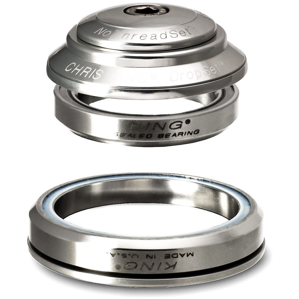 Jeu de direction Chris King Dropset 2 (IS42/IS52) - Argent - 45/45 x 36, Argent