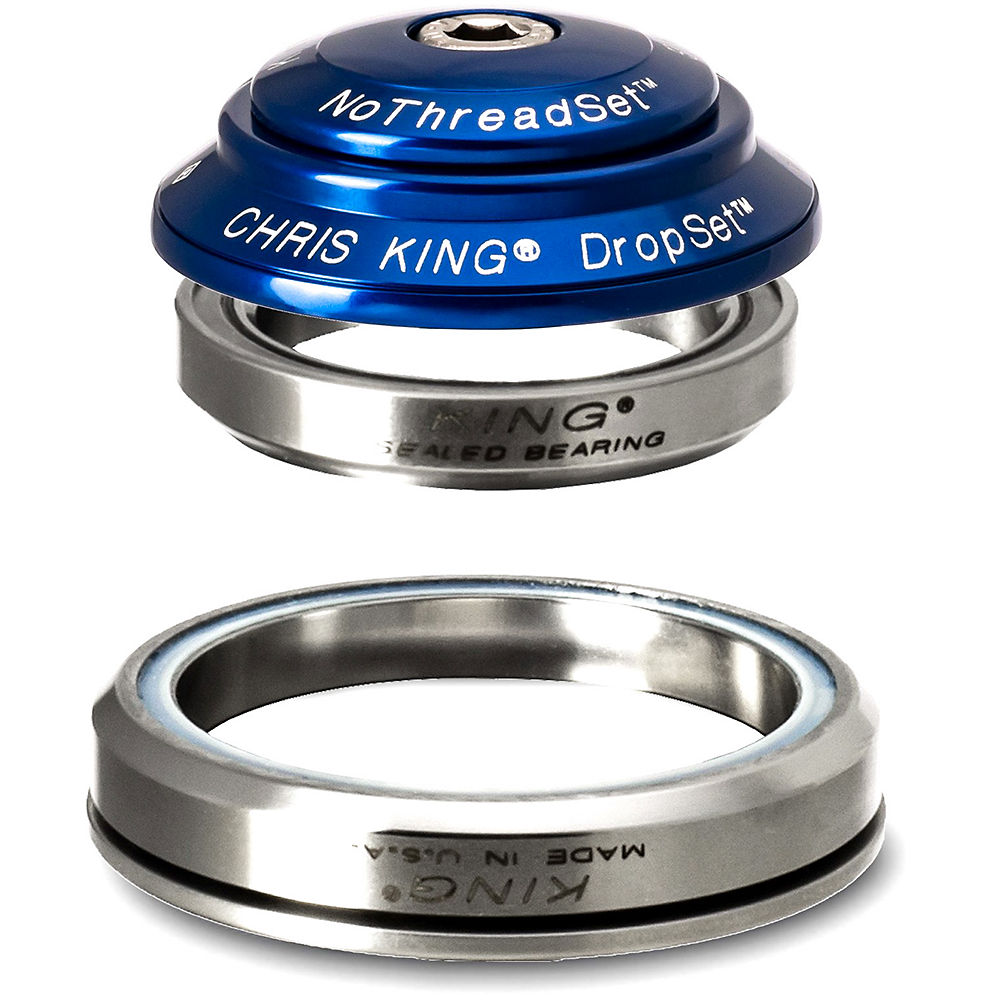 Jeu de direction Chris King Dropset 1 (IS41/IS52) - Marine - 41mm 45 x 45 - 52mm 45 x 45, Marine