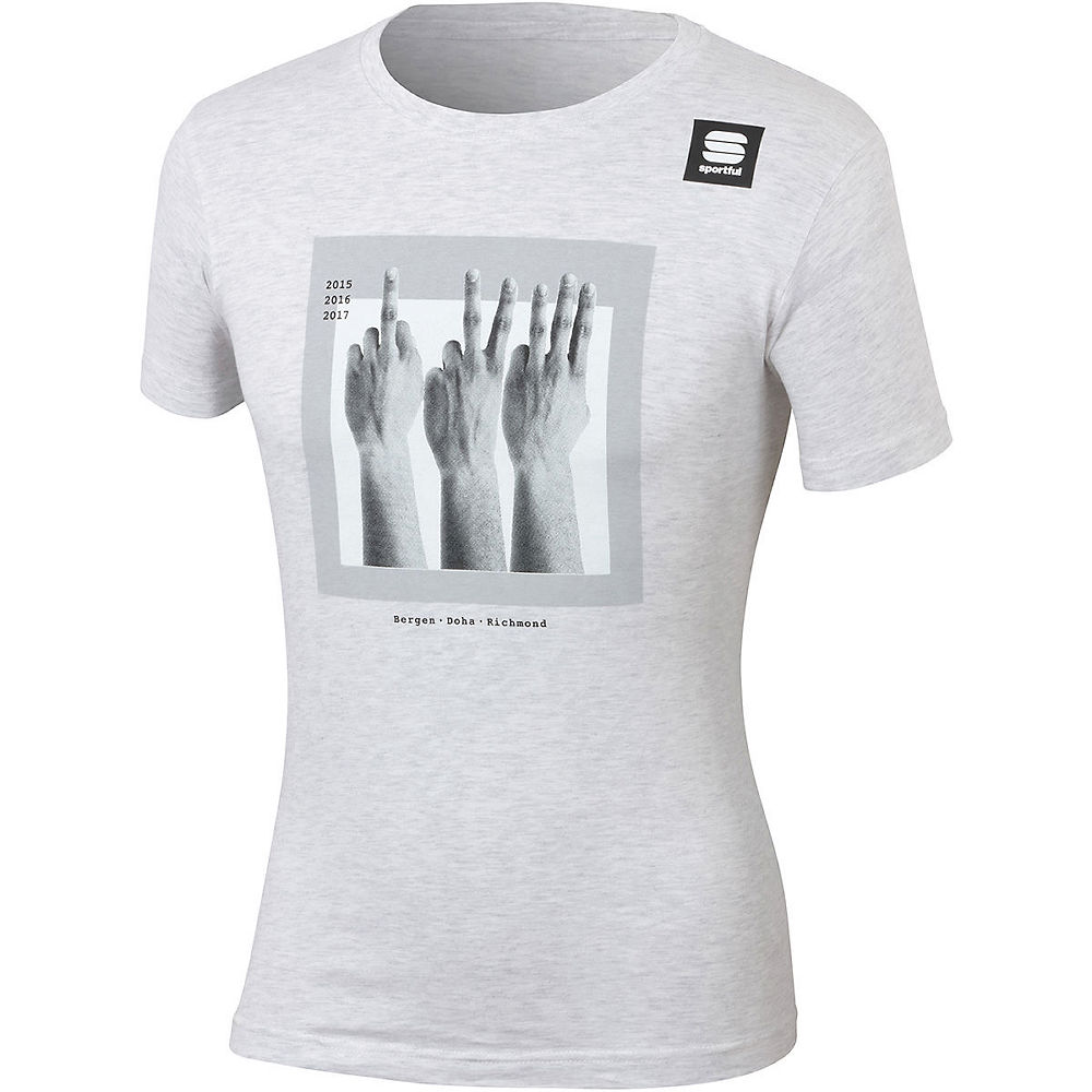 Sportful Fingers Tee - Gris léger - XL