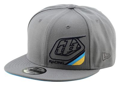 Troy Lee Designs Youth Precision Snapback Hat 2018 - Storm Gris - One Size, Storm Gris