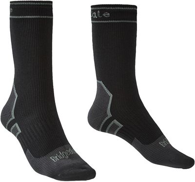 Bridgedale Storm Sock Lighweight Boot Sock SS19 - Black - XL}, Black
