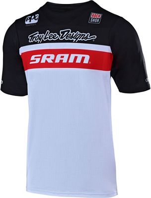 Troy Lee Designs Skyline Air Short Sleeve Jersey (Sram) 2019 - bianco - XL, bianco