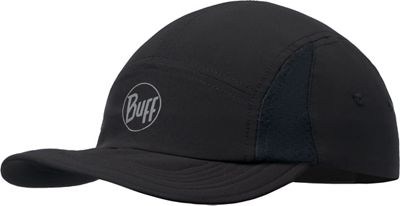 Buff Run Cap Solid  - Black - One Size, Black
