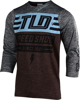 Troy Lee Designs Ruckus Jersey (Bolt) 2019 - Heather Dark Moka-Heather Gray, Heather Dark Moka-Heather Gray