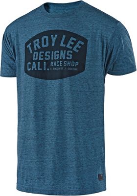 Troy Lee Designs Blockworks Tee  - blu, blu