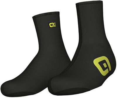 Alé Neoprene Shoe Cover  - Black Fluo Yell, Black Fluo Yell