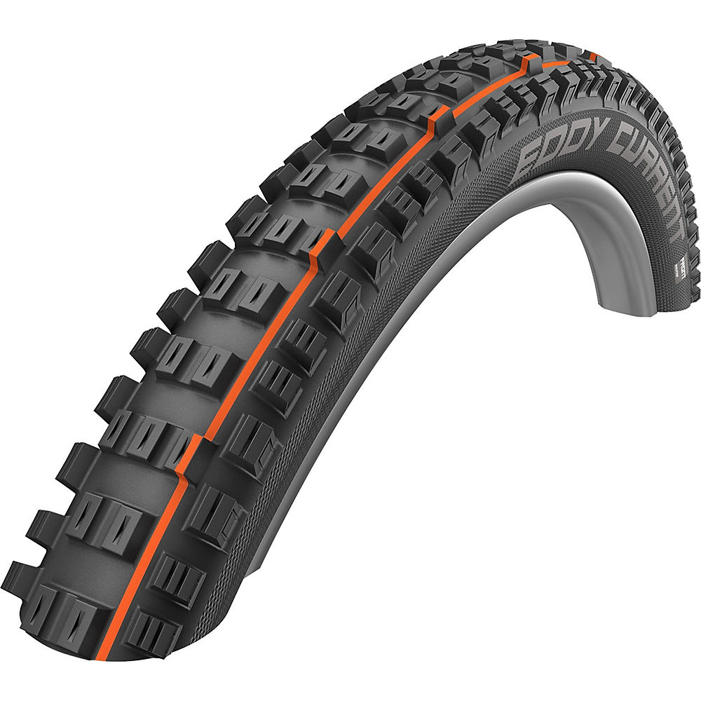 Schwalbe Eddy Current Super Gravity Front Tyre - Black - Folding Bead, Black