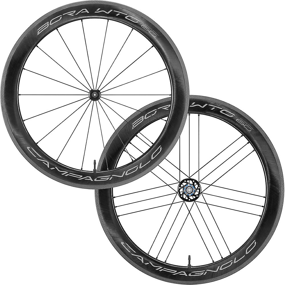 Paire de roues Campagnolo Bora WTO 60 2020 - Bright Label - Shimano, Bright Label