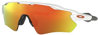 Oakley Radar EV Path Fire Iridium Sunglasses - bianco lucido, bianco lucido