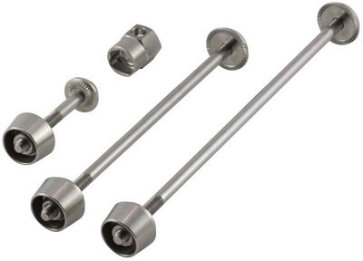 Pitlock 3PC Security Wheel Skewer Set - Argent - 119mm & 155mm & 33mm, Argent