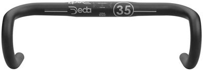 Deda Elementi 35 Trentacinque Road Handlebar - Black on Black - 35.0mm, Black on Black