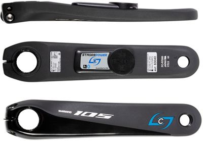 Stages Cycling Power Meter L (105 R7000) - Black, Black