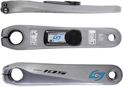 Stages Cycling Power Meter L (105 R7000) - Sliver, Sliver