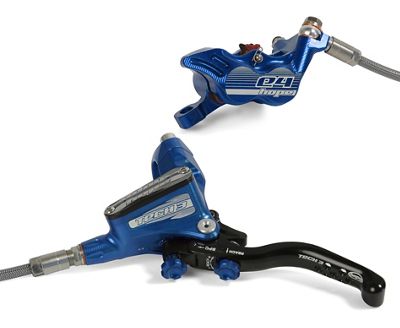 Frein Hope Tech 3 E4 (livré sans disque) - Bleu - Left Hand - Front, Bleu