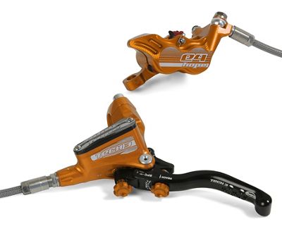 Frein Hope Tech 3 E4 (livré sans disque) - Orange - Left Hand - Front, Orange