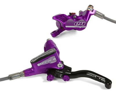 Frein Hope Tech 3 E4 (livré sans disque) - Violet - Left Hand - Rear, Violet
