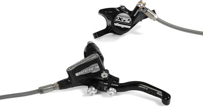 Hope Tech 3 X2 Brake (No Rotor) - Black - Right Hand - Front, Black