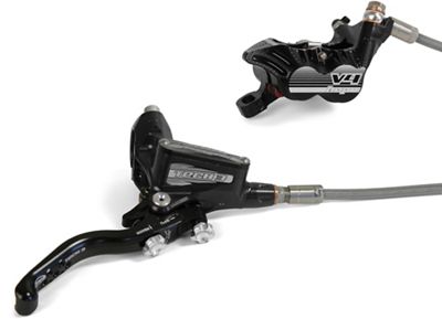 Hope Tech 3 V4 Brake (No Rotor) - Black - Right Hand - Rear, Black