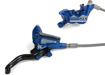 Frein Hope Tech 3 V4 (livré sans disque) - Bleu - Right Hand - Rear, Bleu