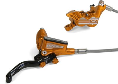 Frein Hope Tech 3 V4 (livré sans disque) - Orange - Right Hand - Rear, Orange